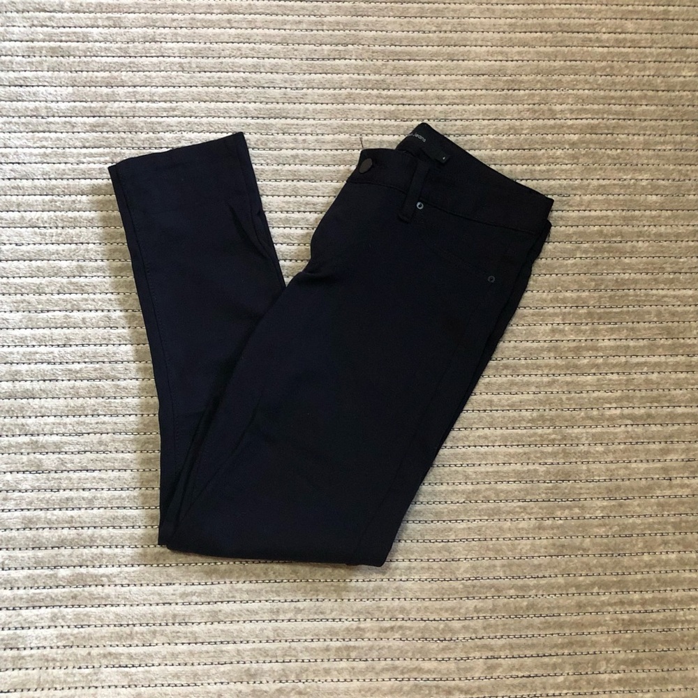 Calvin Klein Jeans Navy Blue Straight-Leg Trousers